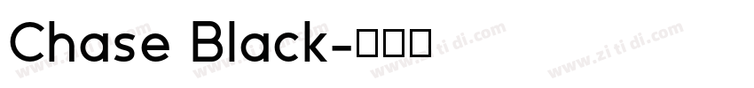 Chase Black字体转换